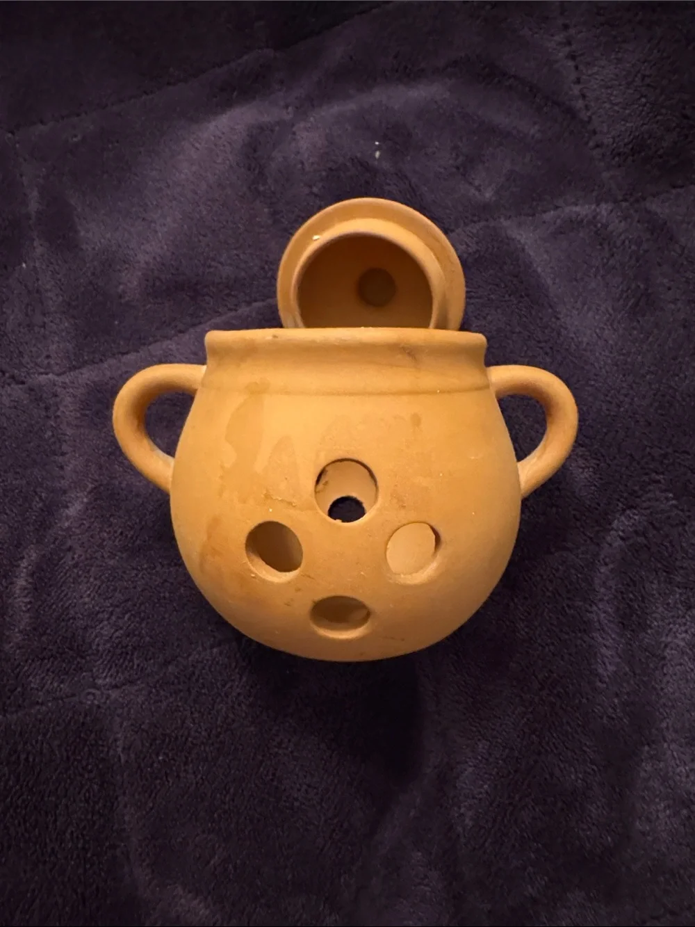 Handmade Terracotta garlic holder